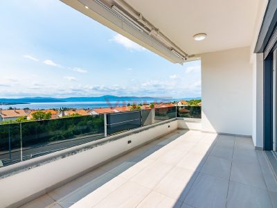 Malinska, MODERNE ZWEI-SCHLAFZIMMER-WOHNUNG MIT OFFENEM MEERBLICK