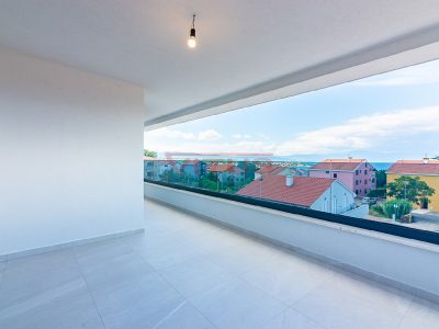 Malinska, MODERNE ZWEI-SCHLAFZIMMER WOHNUNG MIT OFFENEM MEERBLICK