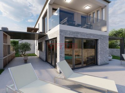 Malinska, Отдельная вилла с бассейном, гаражом и видом на море